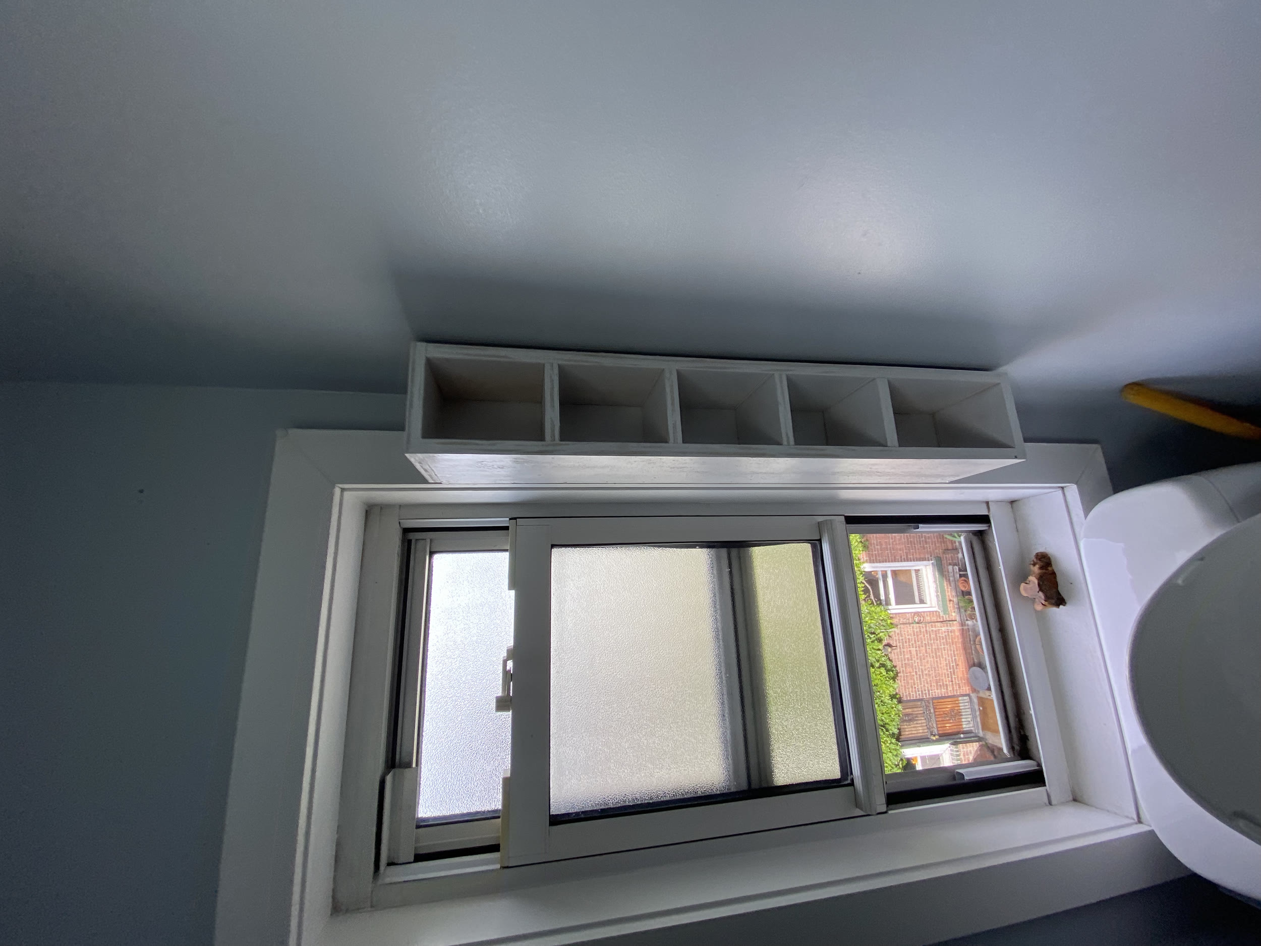 Custom cubby installed in Williamsburg, Brooklyn by Jose Does It.
