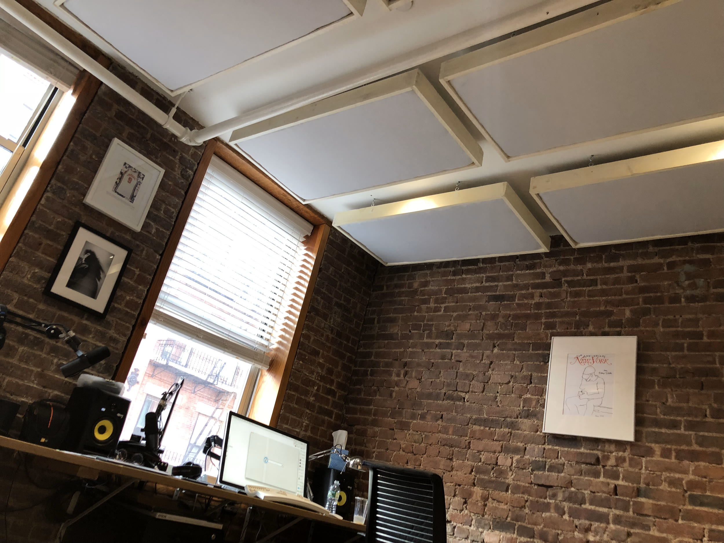 Custom sound panels installed at Public Announcement Global offices by Jose Does It.
