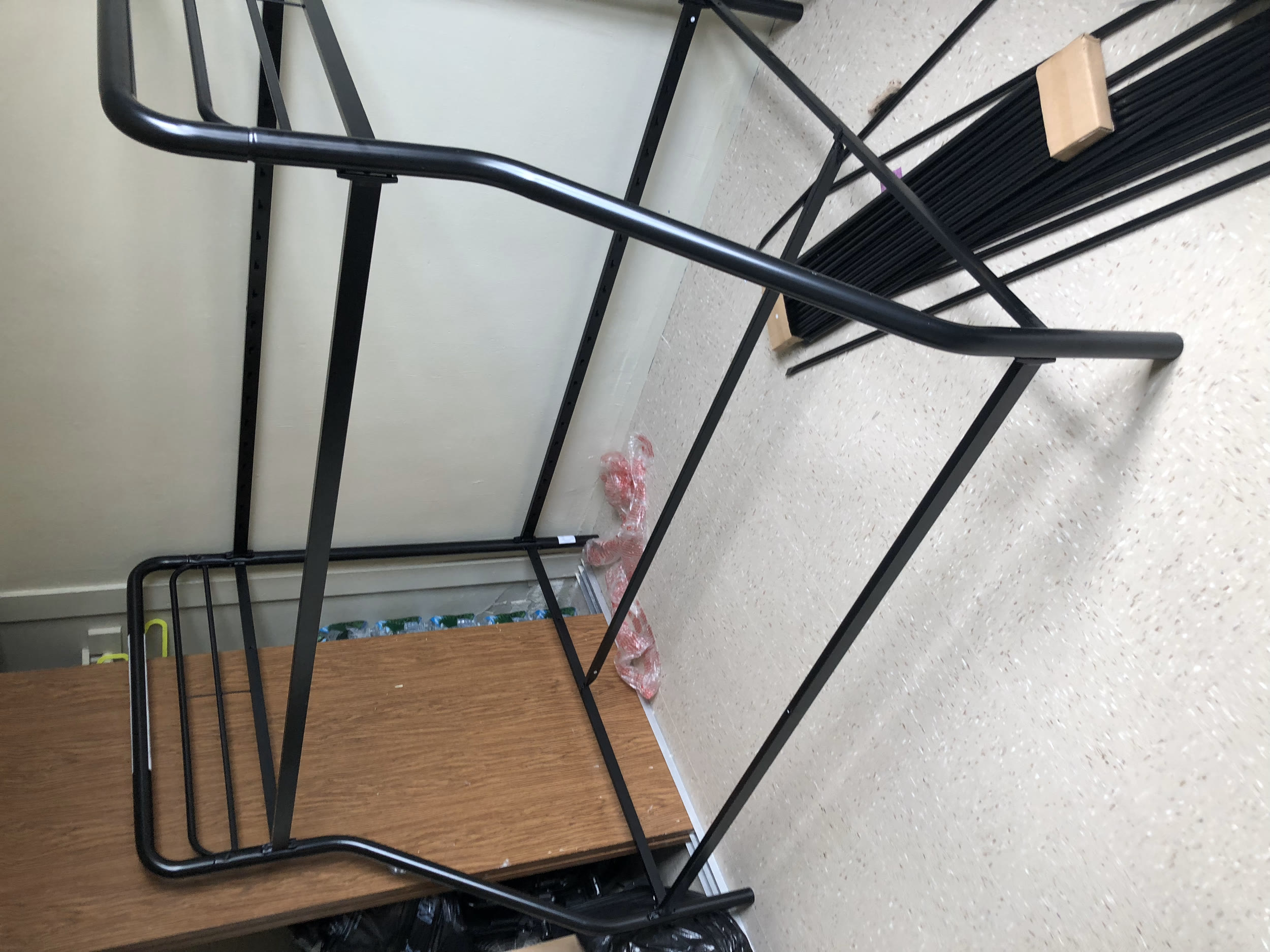 Metal double twin bunk bed assembly in Astoria, Queens by Jose Does It.