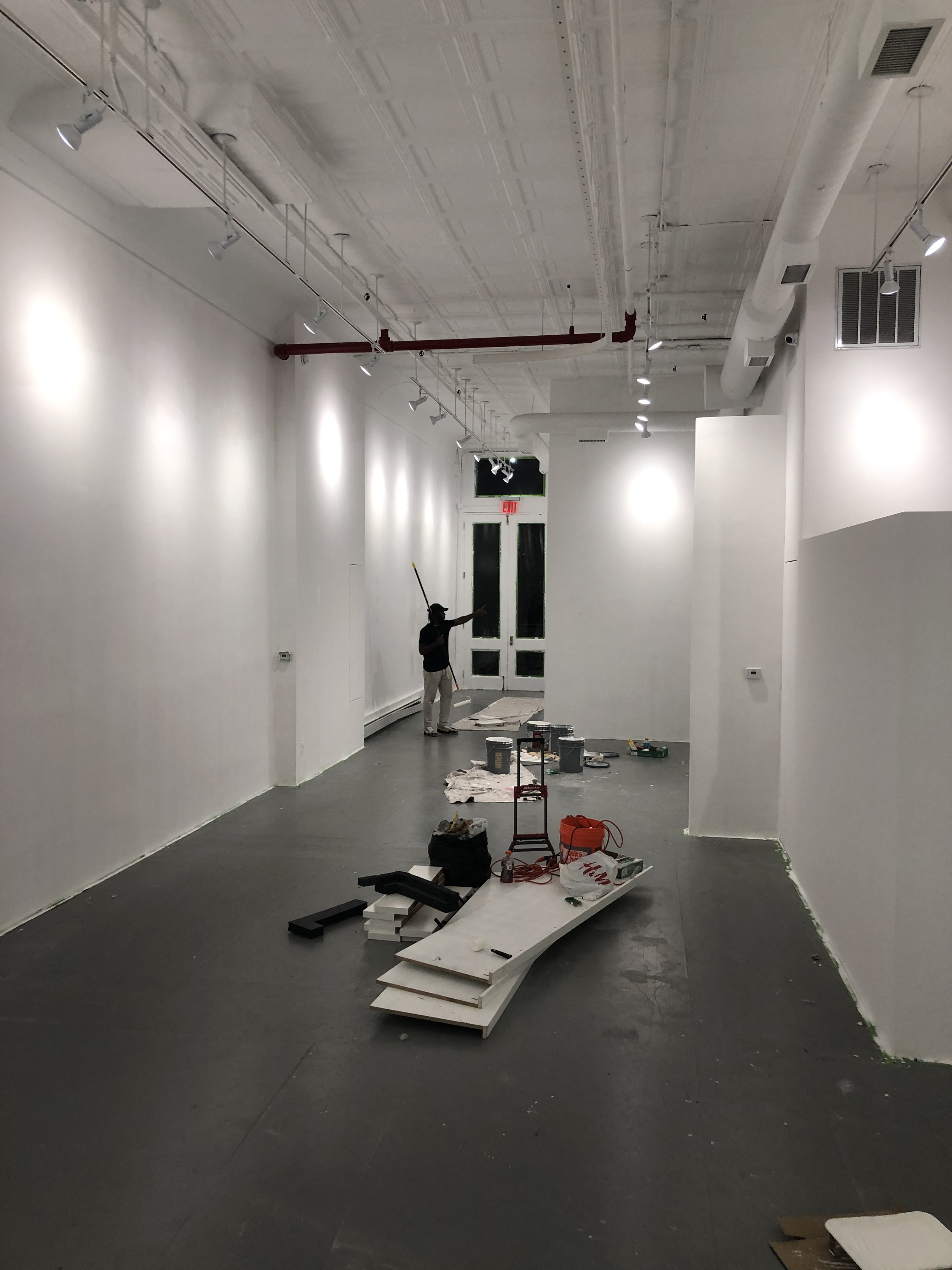 Large commercial interior painting in SoHo, Manhattan by Jose Does It.